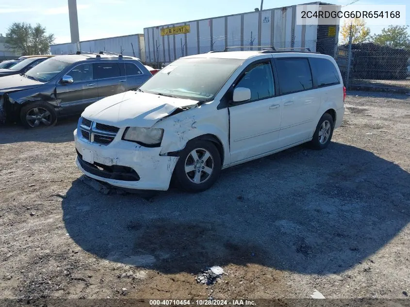 2013 Dodge Grand Caravan Sxt VIN: 2C4RDGCG6DR654168 Lot: 40710454