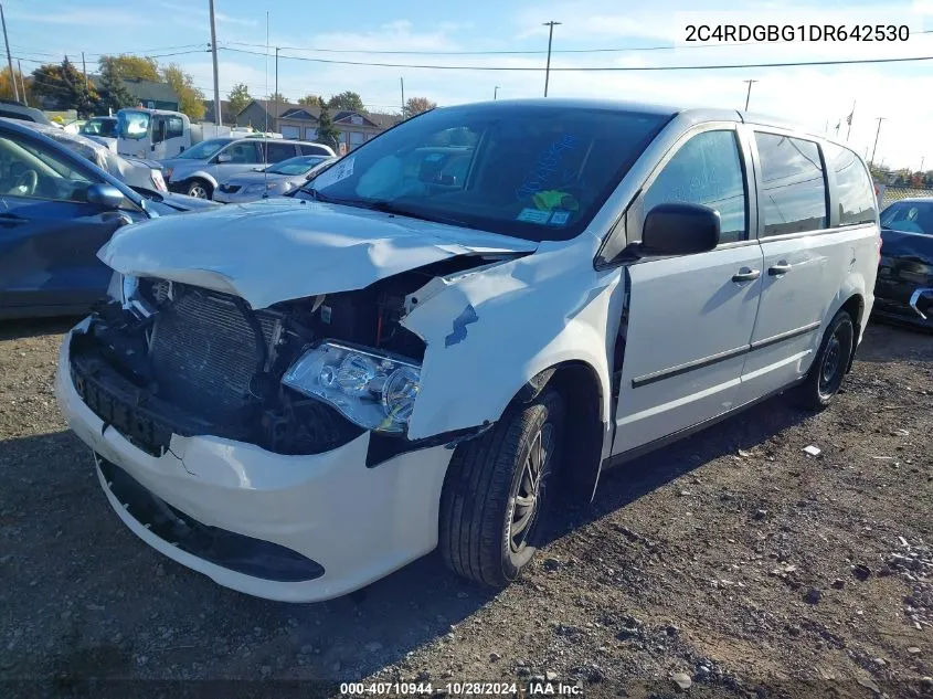 2013 Dodge Grand Caravan American Value Pkg VIN: 2C4RDGBG1DR642530 Lot: 40710944