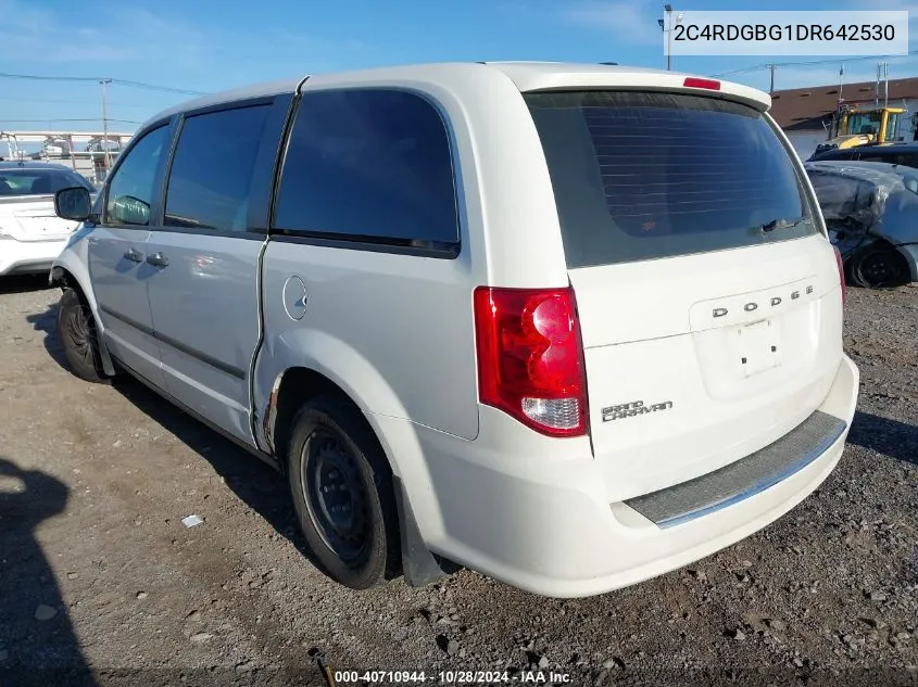 2013 Dodge Grand Caravan American Value Pkg VIN: 2C4RDGBG1DR642530 Lot: 40710944