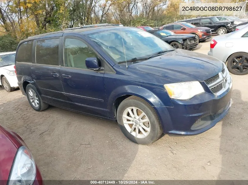 2013 Dodge Grand Caravan Sxt VIN: 2C4RDGCG8DR798627 Lot: 40712449