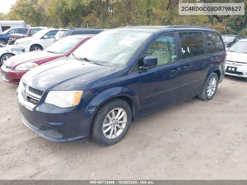 2013 Dodge Grand Caravan Sxt VIN: 2C4RDGCG8DR798627 Lot: 40712449