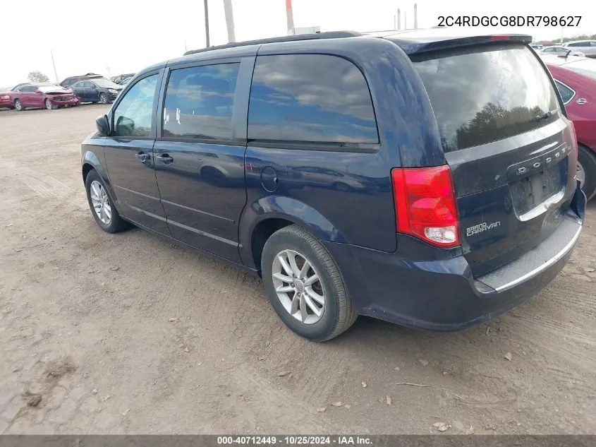 2013 Dodge Grand Caravan Sxt VIN: 2C4RDGCG8DR798627 Lot: 40712449