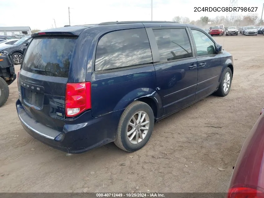 2013 Dodge Grand Caravan Sxt VIN: 2C4RDGCG8DR798627 Lot: 40712449