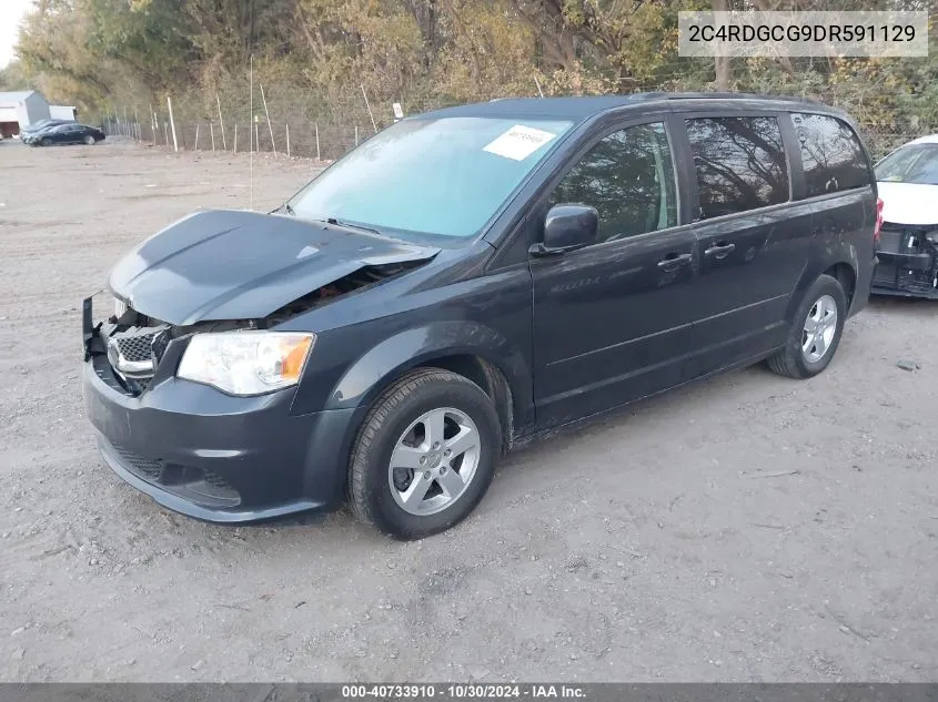 2013 Dodge Grand Caravan Sxt VIN: 2C4RDGCG9DR591129 Lot: 40733910