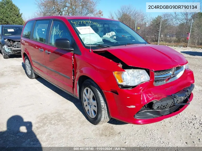 2013 Dodge Grand Caravan American Value Pkg VIN: 2C4RDGBG9DR790134 Lot: 40739740