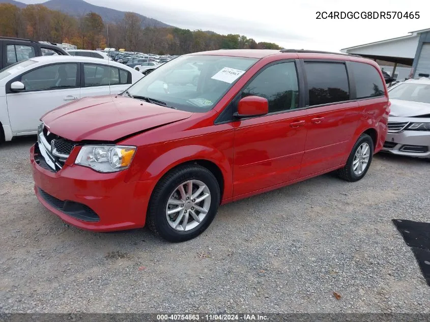 2013 Dodge Grand Caravan Sxt VIN: 2C4RDGCG8DR570465 Lot: 40754863