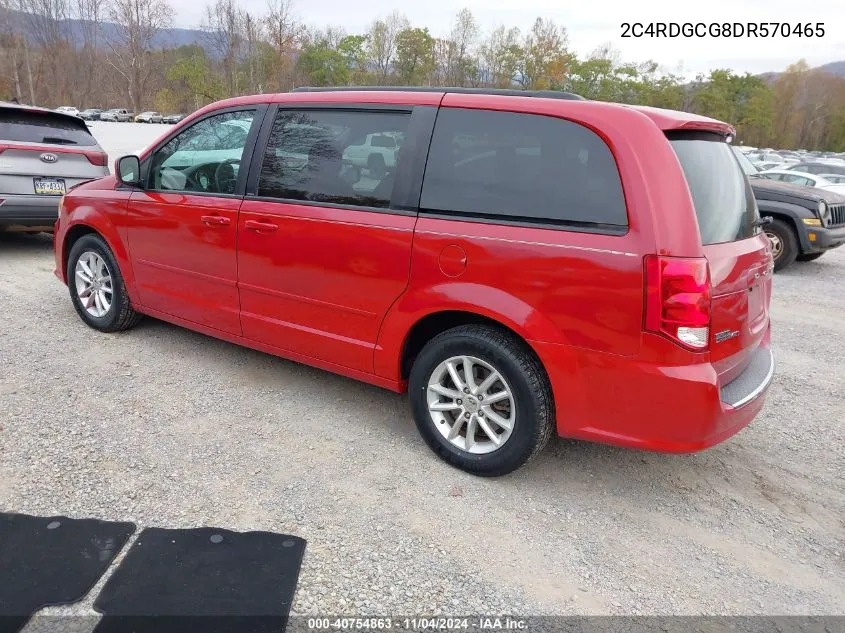 2013 Dodge Grand Caravan Sxt VIN: 2C4RDGCG8DR570465 Lot: 40754863