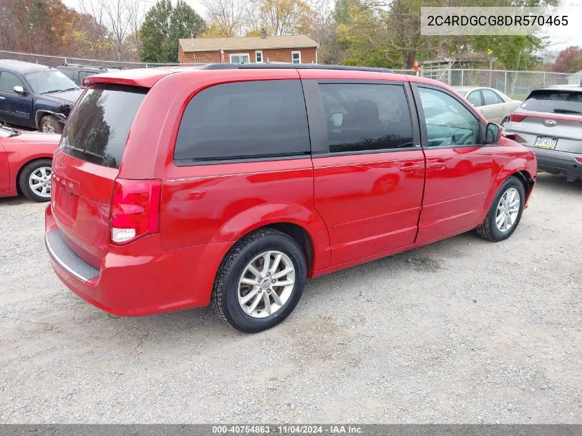 2013 Dodge Grand Caravan Sxt VIN: 2C4RDGCG8DR570465 Lot: 40754863