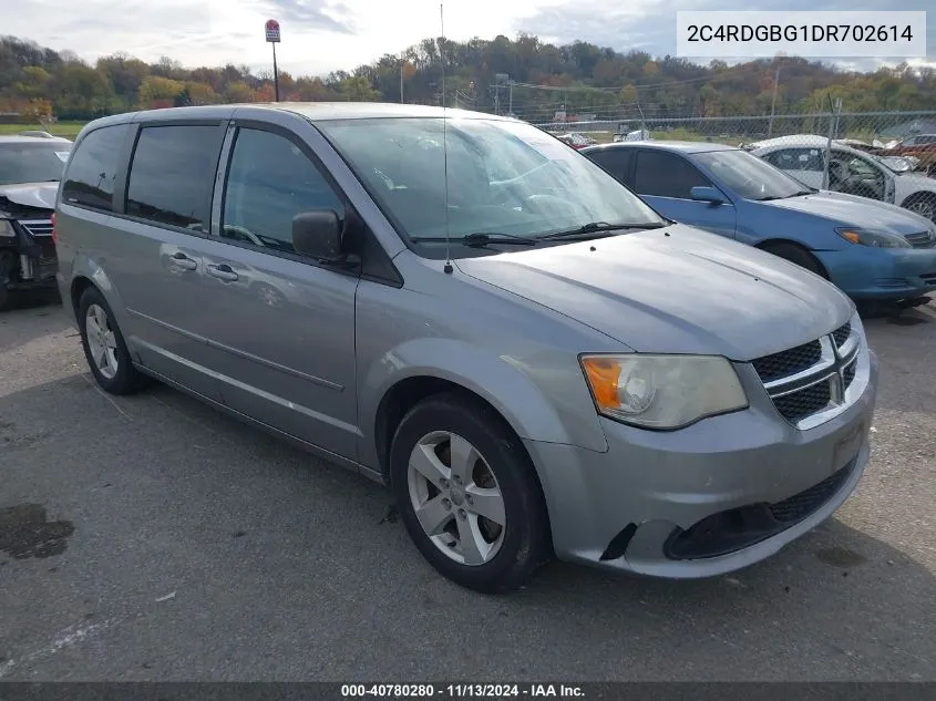 2013 Dodge Grand Caravan Se VIN: 2C4RDGBG1DR702614 Lot: 40780280