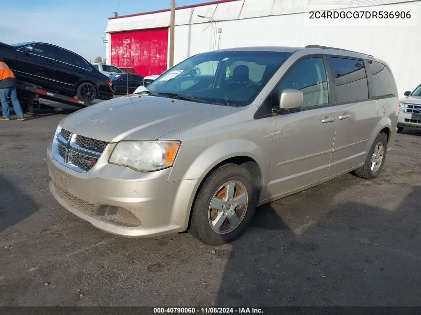 2013 Dodge Grand Caravan Sxt VIN: 2C4RDGCG7DR536906 Lot: 40790060