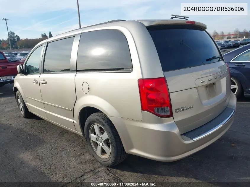 2013 Dodge Grand Caravan Sxt VIN: 2C4RDGCG7DR536906 Lot: 40790060