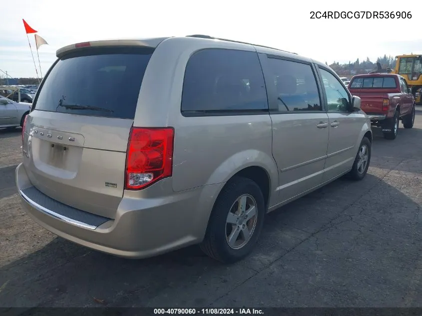 2013 Dodge Grand Caravan Sxt VIN: 2C4RDGCG7DR536906 Lot: 40790060