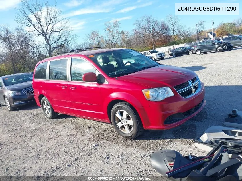 2013 Dodge Grand Caravan Sxt VIN: 2C4RDGCG8DR611290 Lot: 40808252