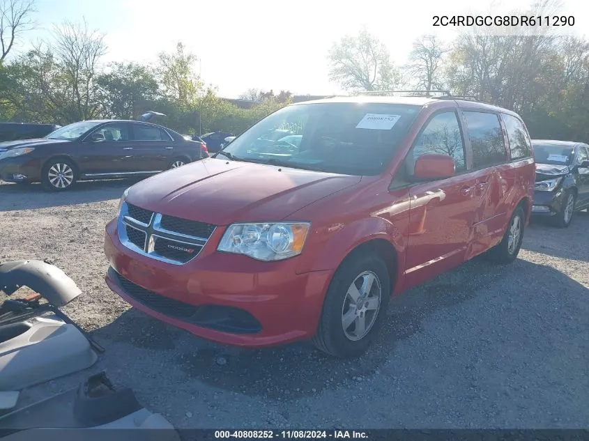 2013 Dodge Grand Caravan Sxt VIN: 2C4RDGCG8DR611290 Lot: 40808252