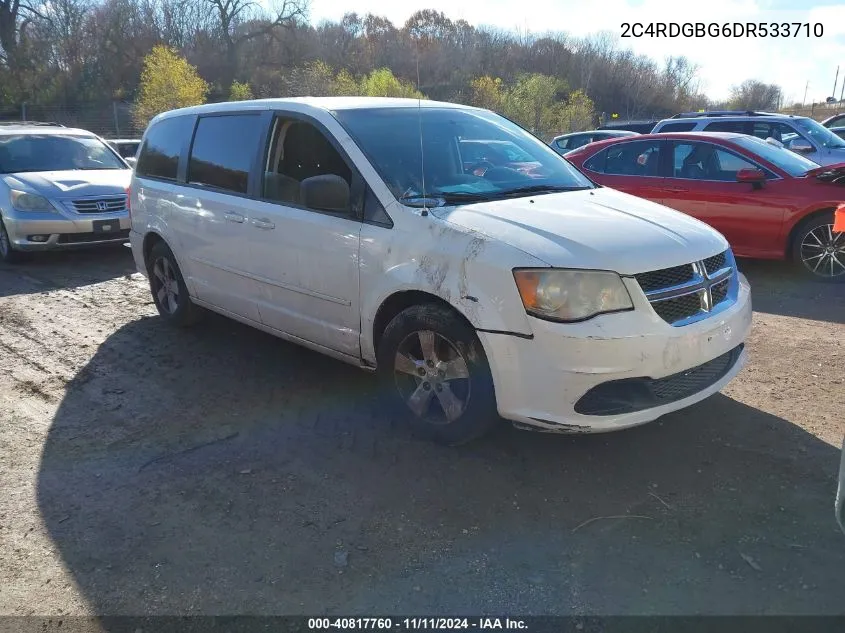 2C4RDGBG6DR533710 2013 Dodge Grand Caravan Se