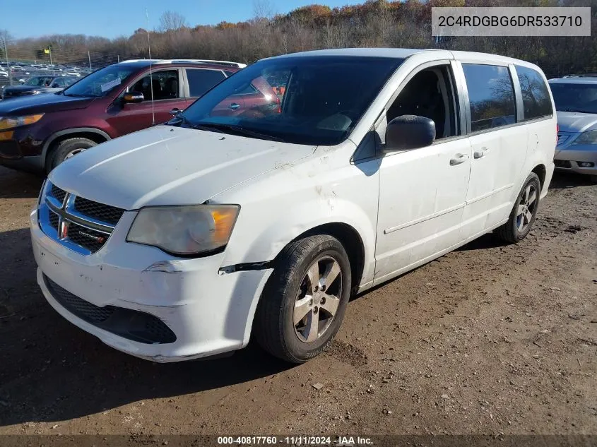 2C4RDGBG6DR533710 2013 Dodge Grand Caravan Se