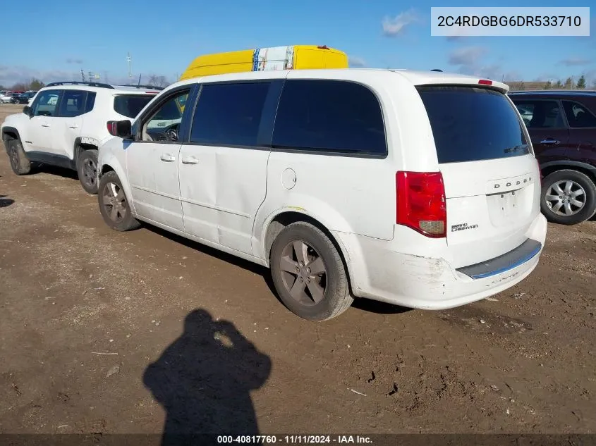 2C4RDGBG6DR533710 2013 Dodge Grand Caravan Se