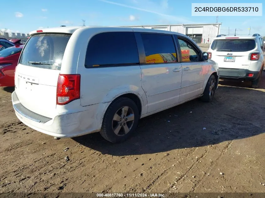 2C4RDGBG6DR533710 2013 Dodge Grand Caravan Se