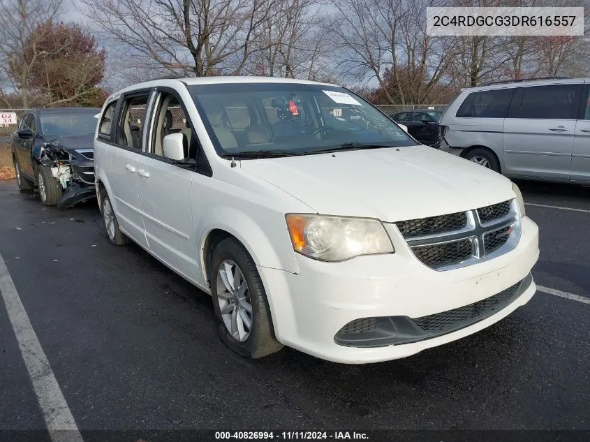 2013 Dodge Grand Caravan Sxt VIN: 2C4RDGCG3DR616557 Lot: 40826994