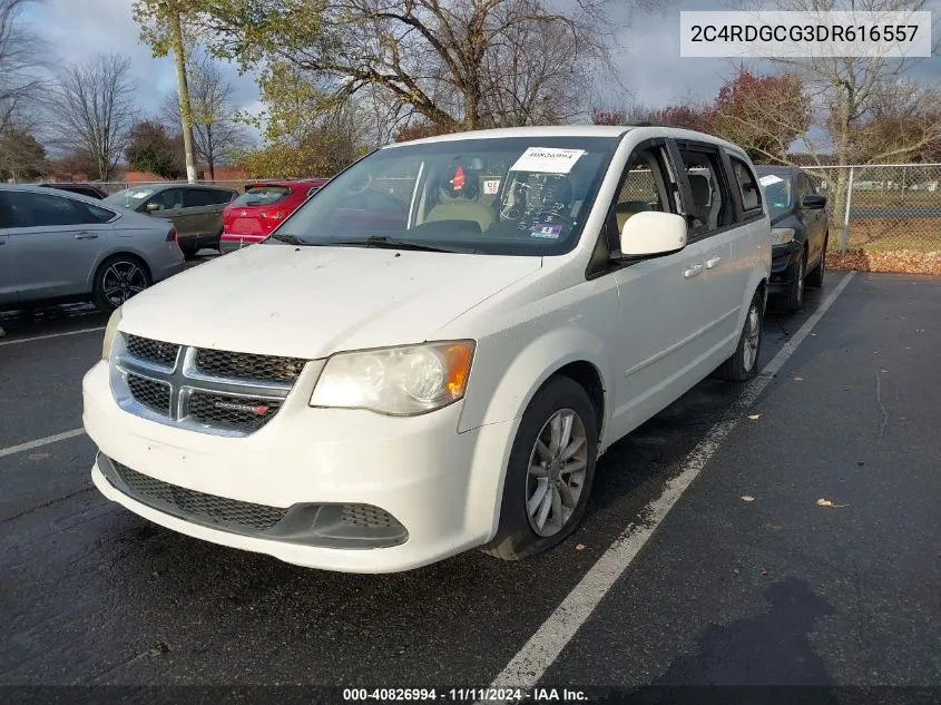 2013 Dodge Grand Caravan Sxt VIN: 2C4RDGCG3DR616557 Lot: 40826994