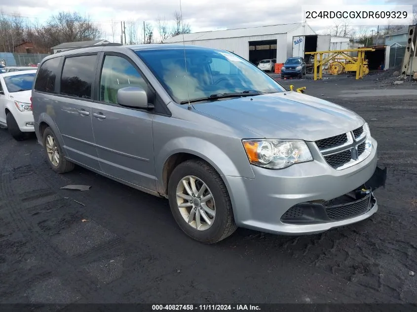 2013 Dodge Grand Caravan Sxt VIN: 2C4RDGCGXDR609329 Lot: 40827458