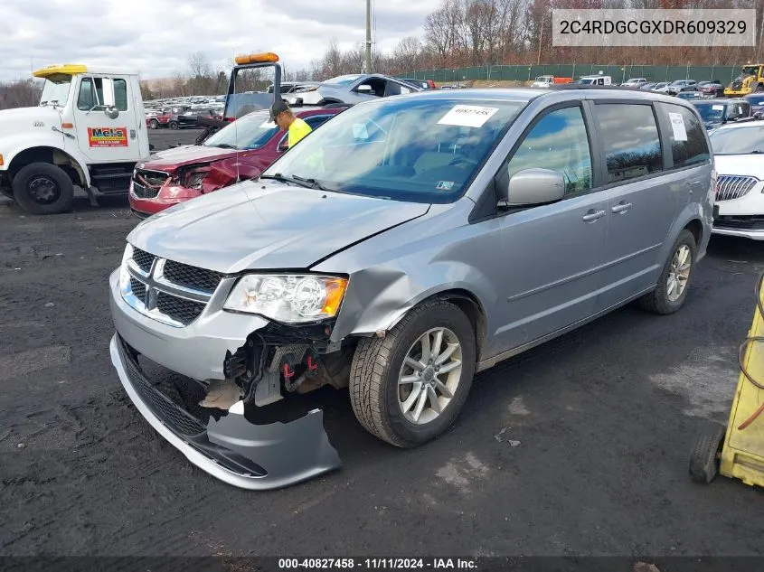 2013 Dodge Grand Caravan Sxt VIN: 2C4RDGCGXDR609329 Lot: 40827458