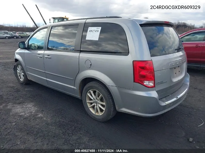 2013 Dodge Grand Caravan Sxt VIN: 2C4RDGCGXDR609329 Lot: 40827458