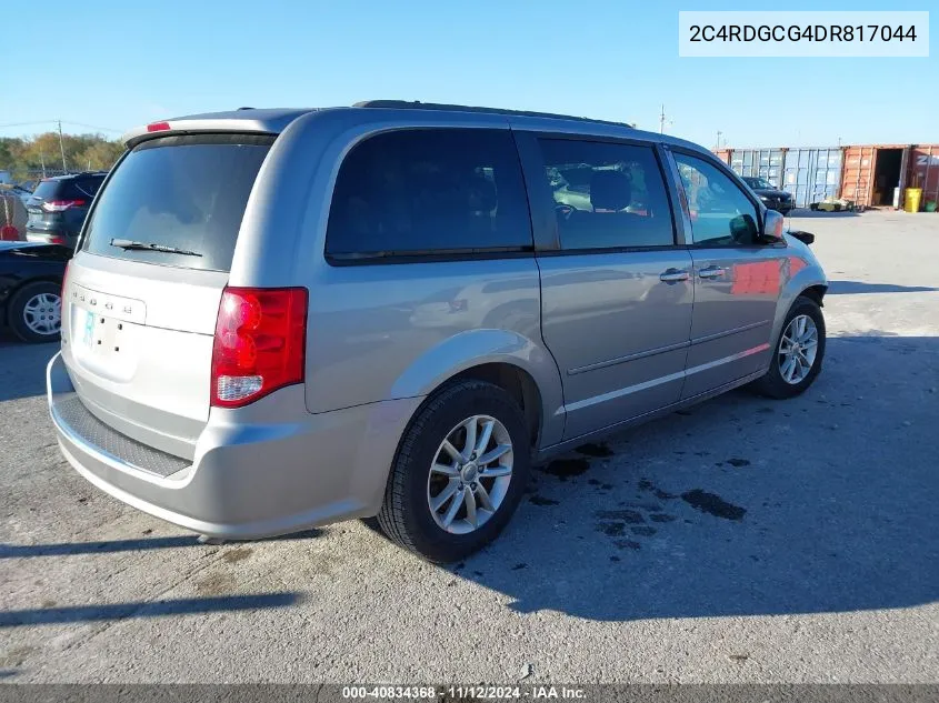 2013 Dodge Grand Caravan Sxt VIN: 2C4RDGCG4DR817044 Lot: 40834368