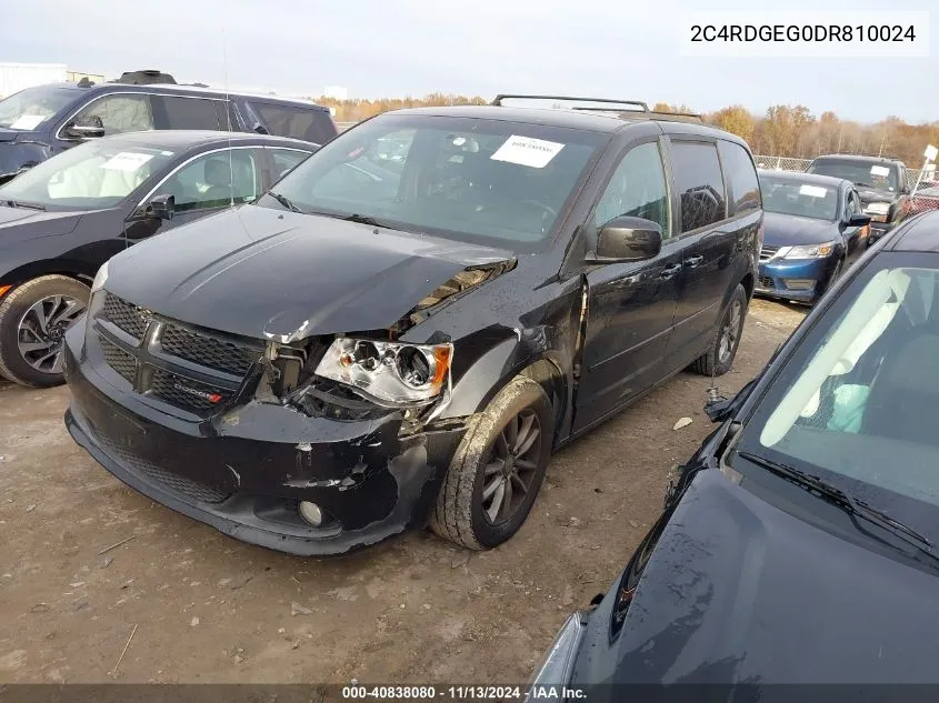 2013 Dodge Grand Caravan R/T VIN: 2C4RDGEG0DR810024 Lot: 40838080