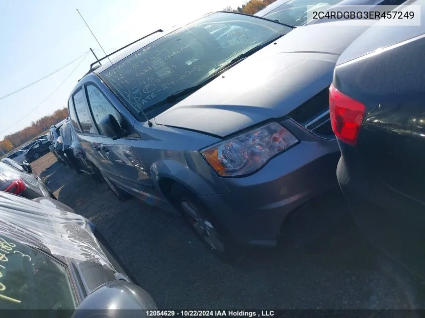 2C4RDGBG3ER457249 2014 Dodge Grand Caravan Se