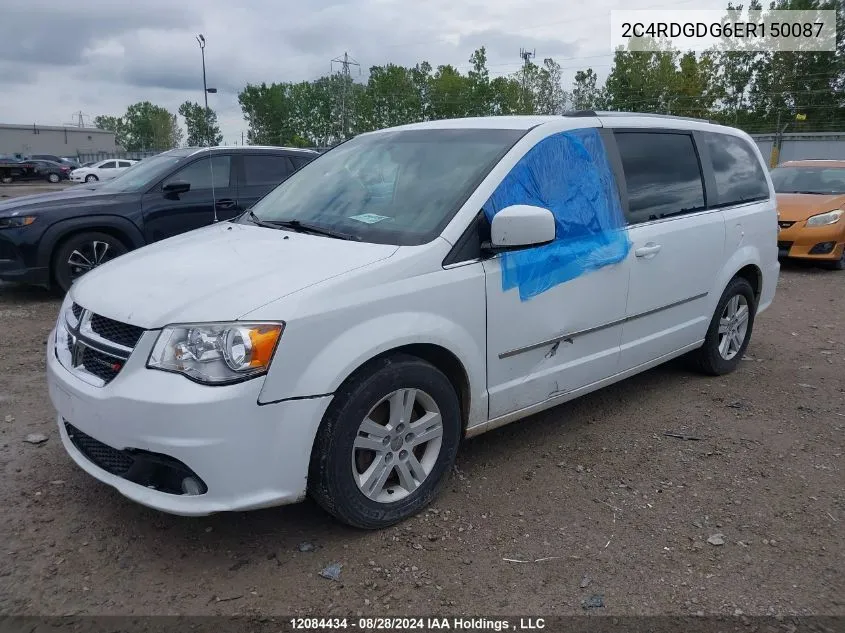 2C4RDGDG6ER150087 2014 Dodge Grand Caravan