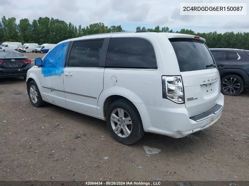 2014 Dodge Grand Caravan VIN: 2C4RDGDG6ER150087 Lot: 12084434