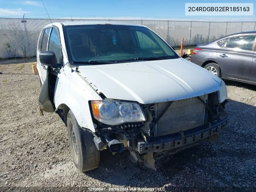 2C4RDGBG2ER185163 2014 Dodge Grand Caravan Se