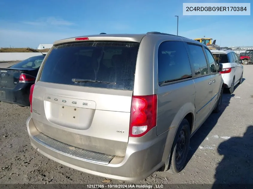 2C4RDGBG9ER170384 2014 Dodge Grand Caravan Se