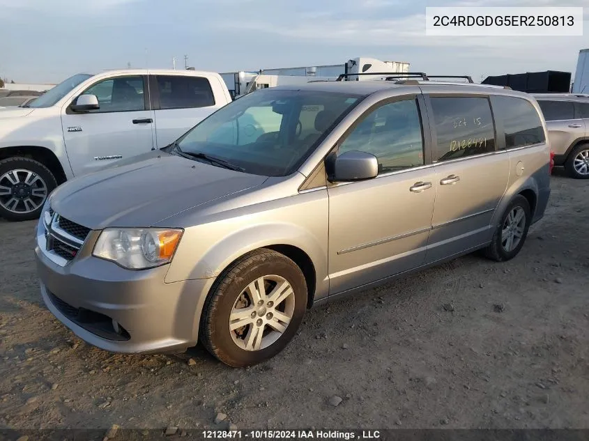 2014 Dodge Grand Caravan Crew VIN: 2C4RDGDG5ER250813 Lot: 12128471