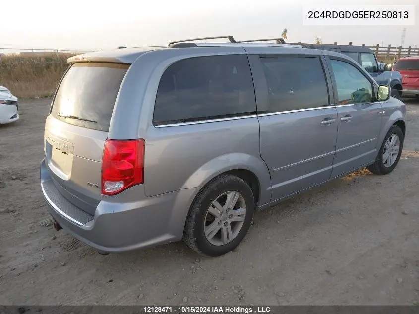 2014 Dodge Grand Caravan Crew VIN: 2C4RDGDG5ER250813 Lot: 12128471