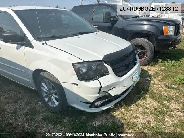 2C4RDGBG2ER123312 2014 Dodge Grand Caravan Sxt