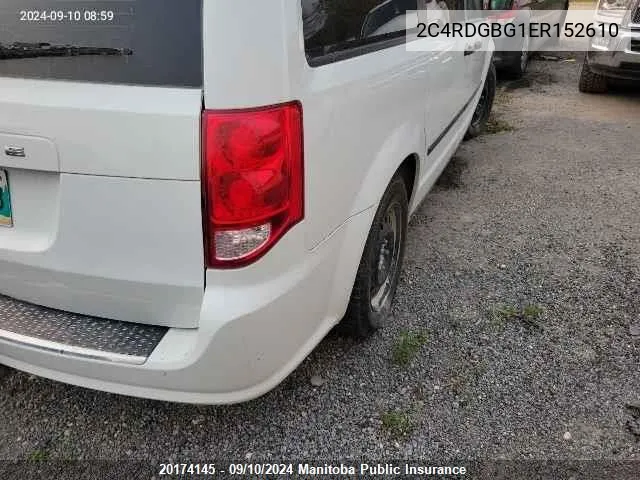 2C4RDGBG1ER152610 2014 Dodge Grand Caravan Se