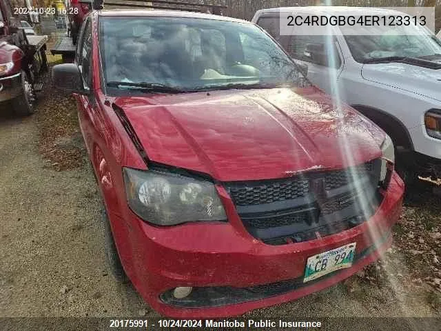 2C4RDGBG4ER123313 2014 Dodge Grand Caravan Sxt