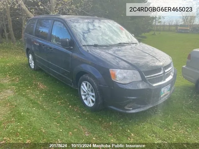 2014 Dodge Grand Caravan Crew VIN: 2C4RDGBG6ER465023 Lot: 20178624