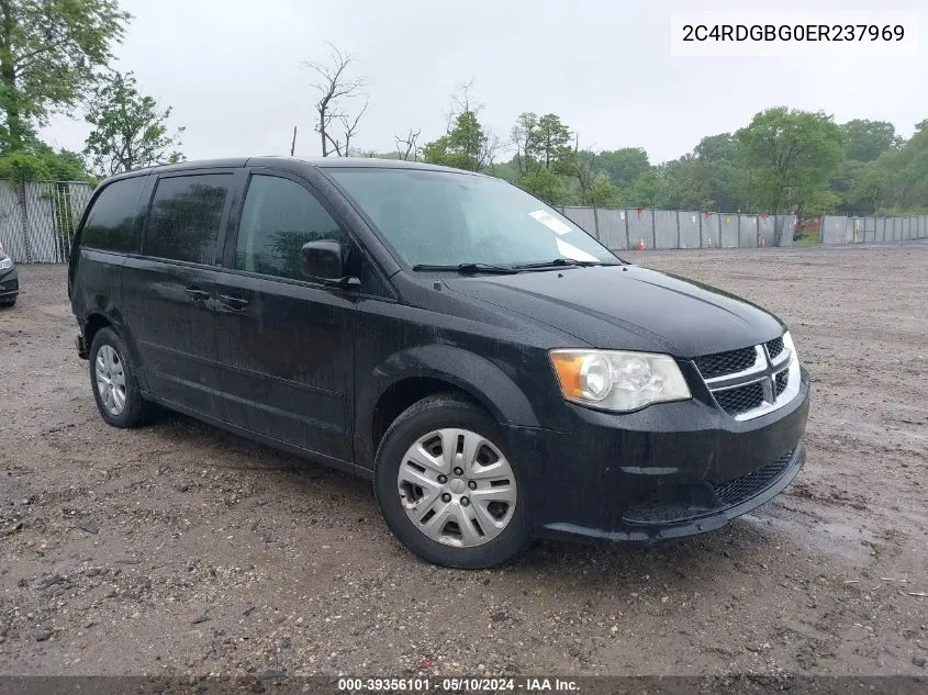 2014 Dodge Grand Caravan Se VIN: 2C4RDGBG0ER237969 Lot: 39356101