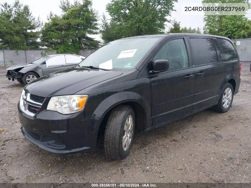 2014 Dodge Grand Caravan Se VIN: 2C4RDGBG0ER237969 Lot: 39356101