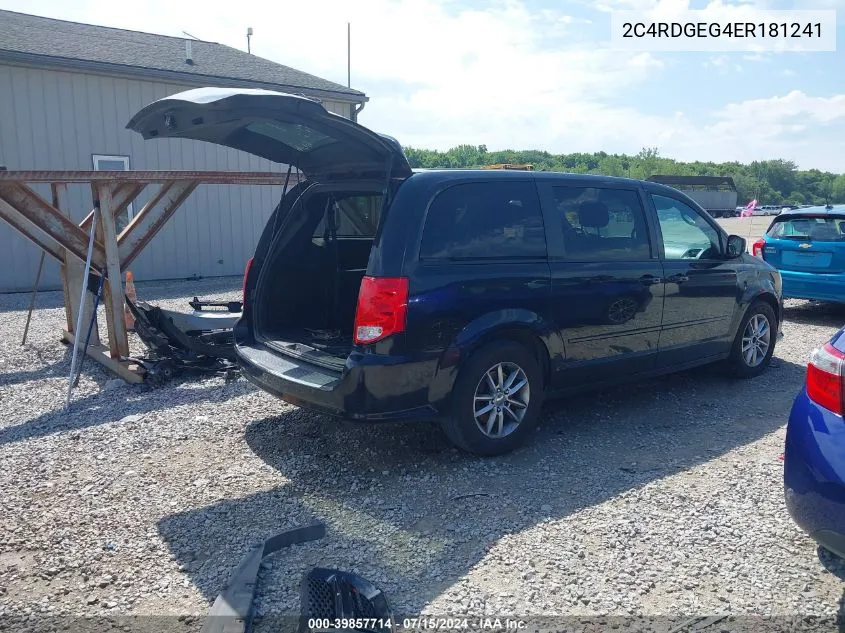 2C4RDGEG4ER181241 2014 Dodge Grand Caravan R/T