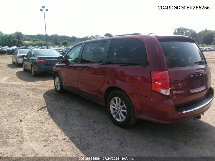 2014 Dodge Grand Caravan Sxt VIN: 2C4RDGCG0ER266256 Lot: 39933989