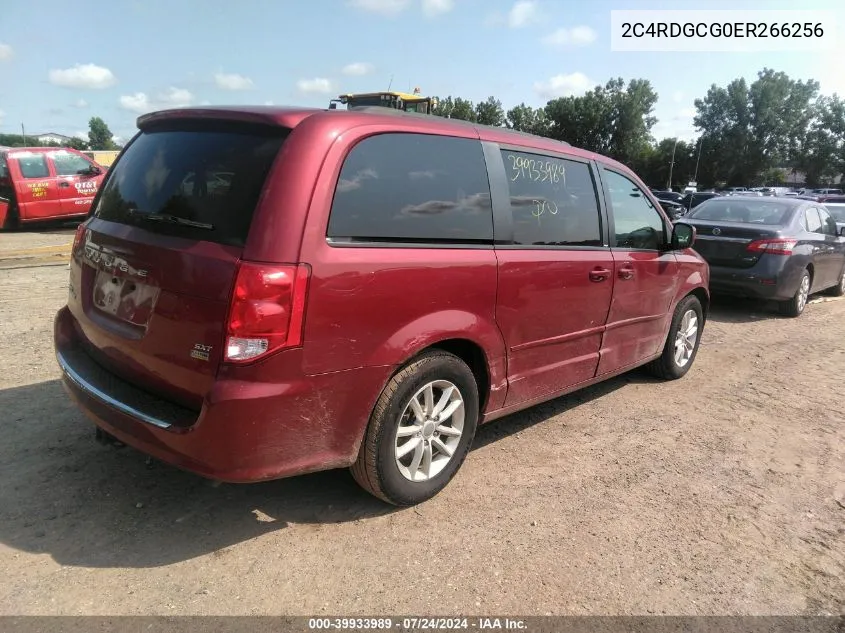 2014 Dodge Grand Caravan Sxt VIN: 2C4RDGCG0ER266256 Lot: 39933989