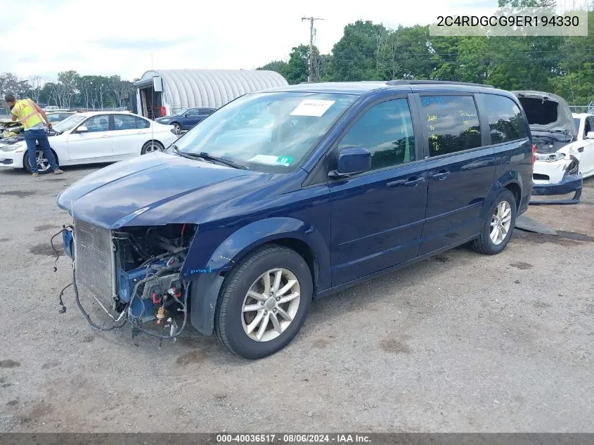 2C4RDGCG9ER194330 2014 Dodge Grand Caravan Sxt