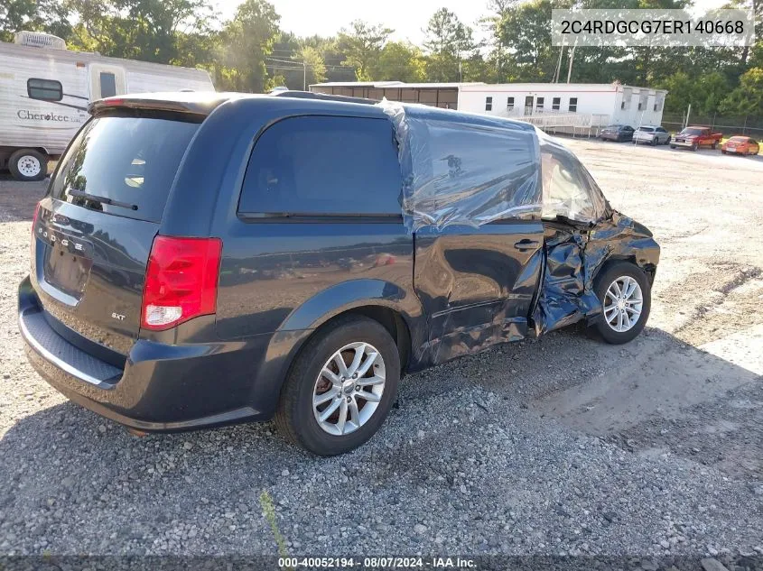 2C4RDGCG7ER140668 2014 Dodge Grand Caravan Sxt