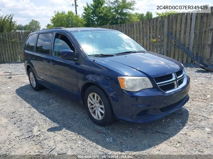 2014 Dodge Grand Caravan Sxt VIN: 2C4RDGCG7ER349439 Lot: 40067070