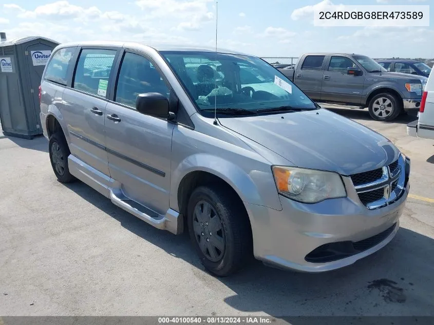 2014 Dodge Grand Caravan American Value Pkg VIN: 2C4RDGBG8ER473589 Lot: 40100540