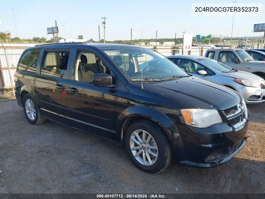 2014 Dodge Grand Caravan Sxt VIN: 2C4RDGCG7ER352373 Lot: 40107712